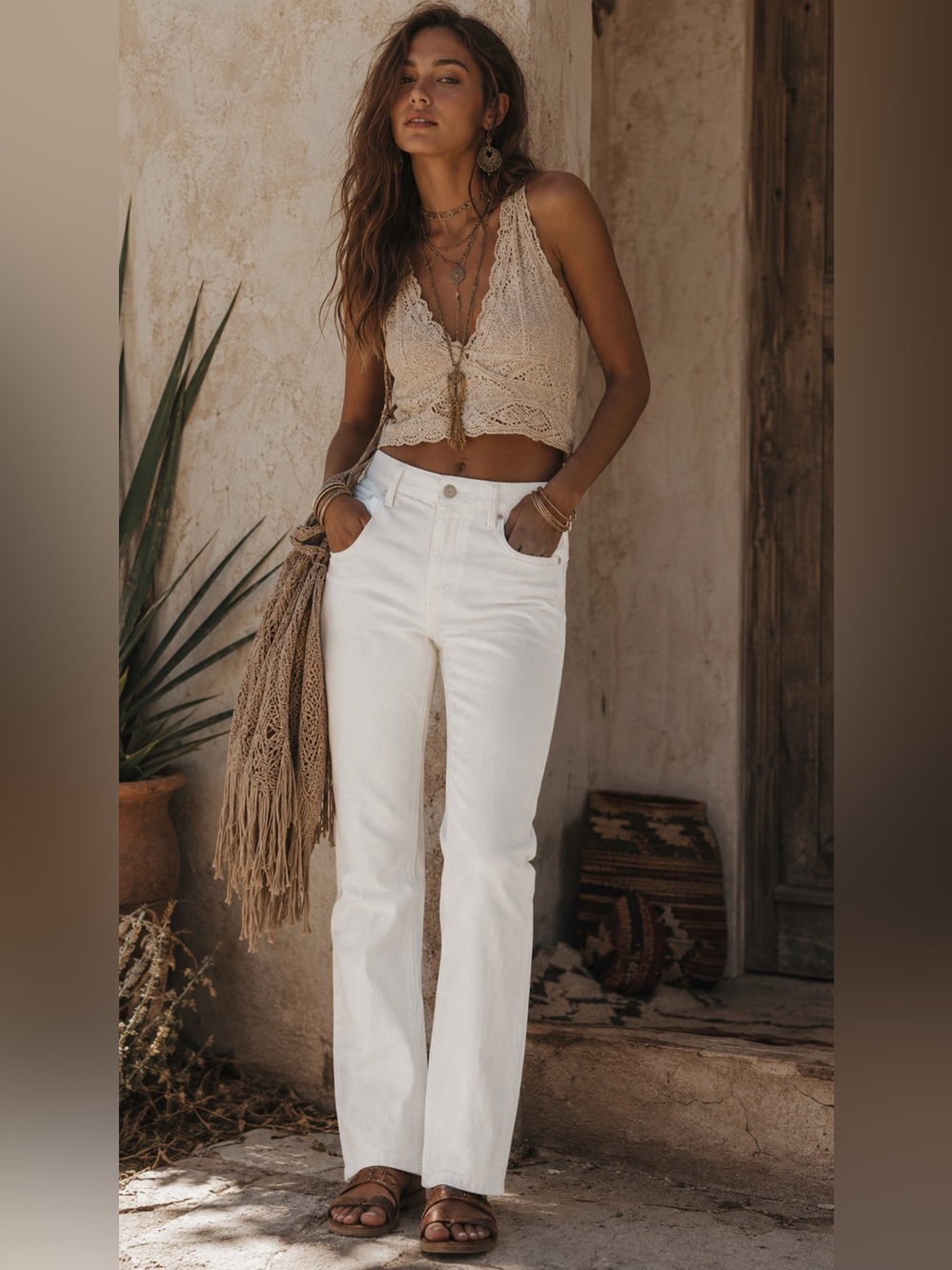 FRAME | Le Super High Straight-Leg Jean